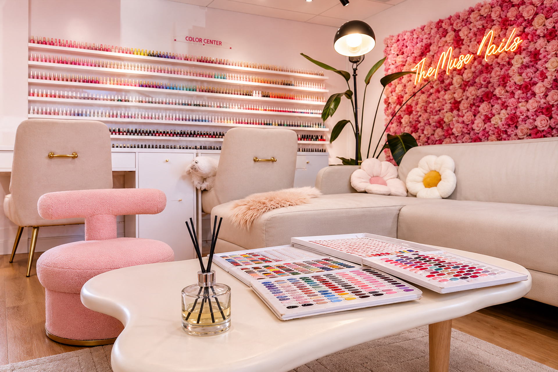 Nail technicians providing luxury nail services at South St Tampa FL